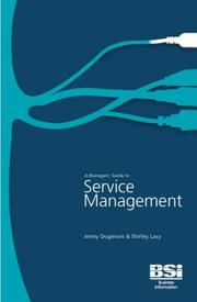 A managers' guide to service management