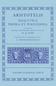 Aristotelis Analytica priora et posteriora