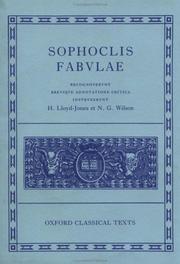 Sophoclis Fabulae by Sophocles