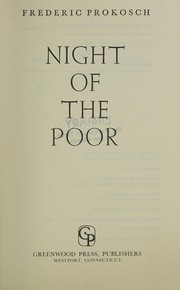 Cover of: Night of the poor.
