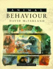 Animal behaviour by David McFarland