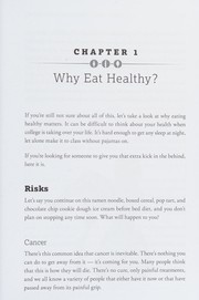 Cover of: Healthy cooking & nutrition for college students: how not to gain the freshman 15