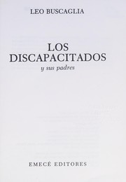 Cover of: Discapacitados y Padres