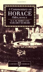 Cover of: A Commentary on Horace: Odes, Book II (Commentary on Horace)
