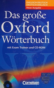Cover of: Grosse Oxford Worterbuch