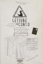Cover of: Letture in corso: corso di lettura per studenti di italiano come lingua seconda