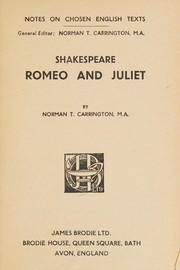 Cover of: Shakespeare: Romeo and Juliet