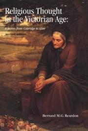 Cover of: Religious thought in the Victorian age: a survey from Coleridge to Gore