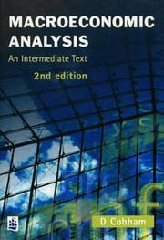 Macroeconomic analysis : an intermediate text