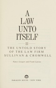 A law unto itself by Nancy Lisagor, Frank Lipsius