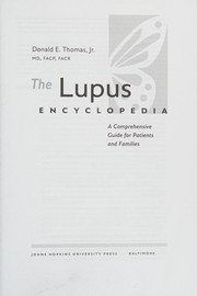 Lupus Encyclopedia by Thomas, Donald E., Jr.
