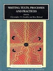 Cover of: Writing: texts, processes, and practices