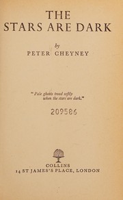 The stars are dark by Peter Cheyney
