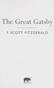 Cover of: The great Gatsby by F. Scott Fitzgerald