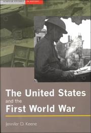 Cover of: The United States and the First World War