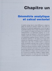 Cover of: Calcul Differentiel Et Integral Dans L'Espace