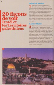 Israël et les territoires palestiniens by Collectif