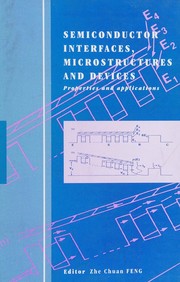 Cover of: Semiconductor interfaces, microstructures and devices: properties and applications