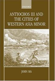 Cover of: Antiochus III and the cities of Western Asia Minor