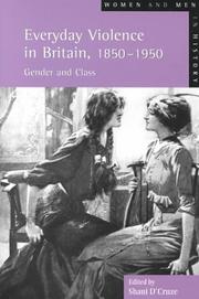 Cover of: Everyday Violence in Britain, 1850-1950: Gender and Class (Women and Men in History)