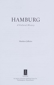 Cover of: Hamburg: a cultural history
