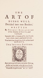 Cover of: The art of dying well