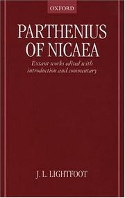 Parthenius of Nicaea : the poetical fragments and the Erōtika pathēmata