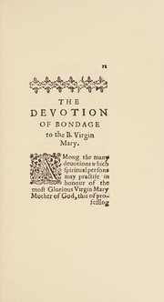 Cover of: The Devotion of bondage