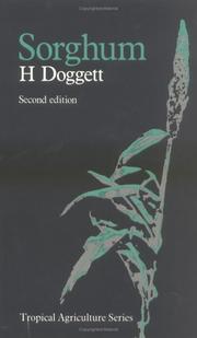 Cover of: Sorghum (Tropical Agriculture) by Hugh Doggett