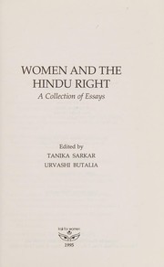 Cover of: Women and the Hindu right: a collection of essays