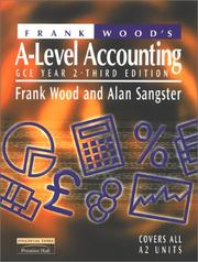 Frank Wood's A-level accounting : GCE year 2