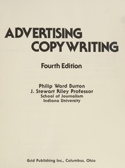 Cover of: Advertising copywriting