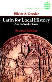 Latin for local history : an introduction