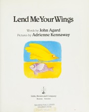 Cover of: Lend me your wings