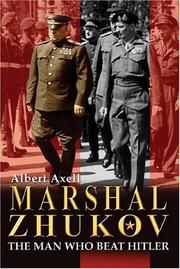 Marshal Zhukov by Albert Axell
