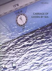 Carriage of goods by sea