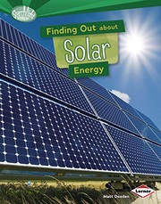 Cover of: Finding Out about Solar Energy