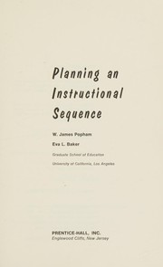 Cover of: Planning an instructional sequence