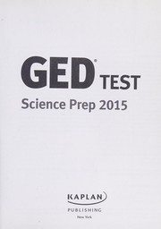 Cover of: GED test science prep 2015 by Caren Van Slyke