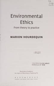 Environmental ethics by Marion Hourdequin