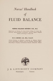 Cover of: Nurses' handbook of fluid balance