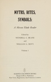 Cover of: Myths, rites, symbols by Mircea Eliade