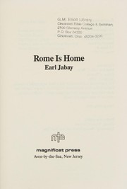 Cover of: Rome is home