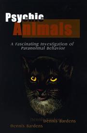 Psychic animals by Dennis Bardens, DENNIS BARDONS