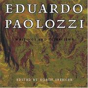 Eduardo Paolozzi : writings and interviews