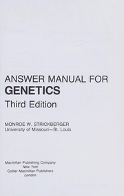 Cover of: [Genetics]. Answer manual for genetics.