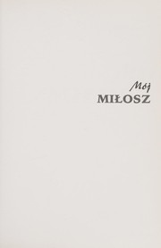 Cover of: Mój Miłosz