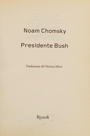 Presidente Bush by Noam Chomsky
