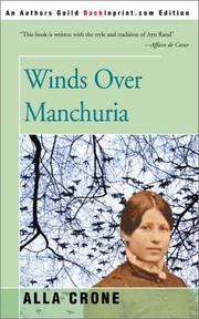 Cover of: Winds over Manchuria by Alla Crone