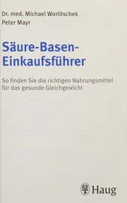 Säure-Basen-Einkaufsführer by Michael Worlitschek